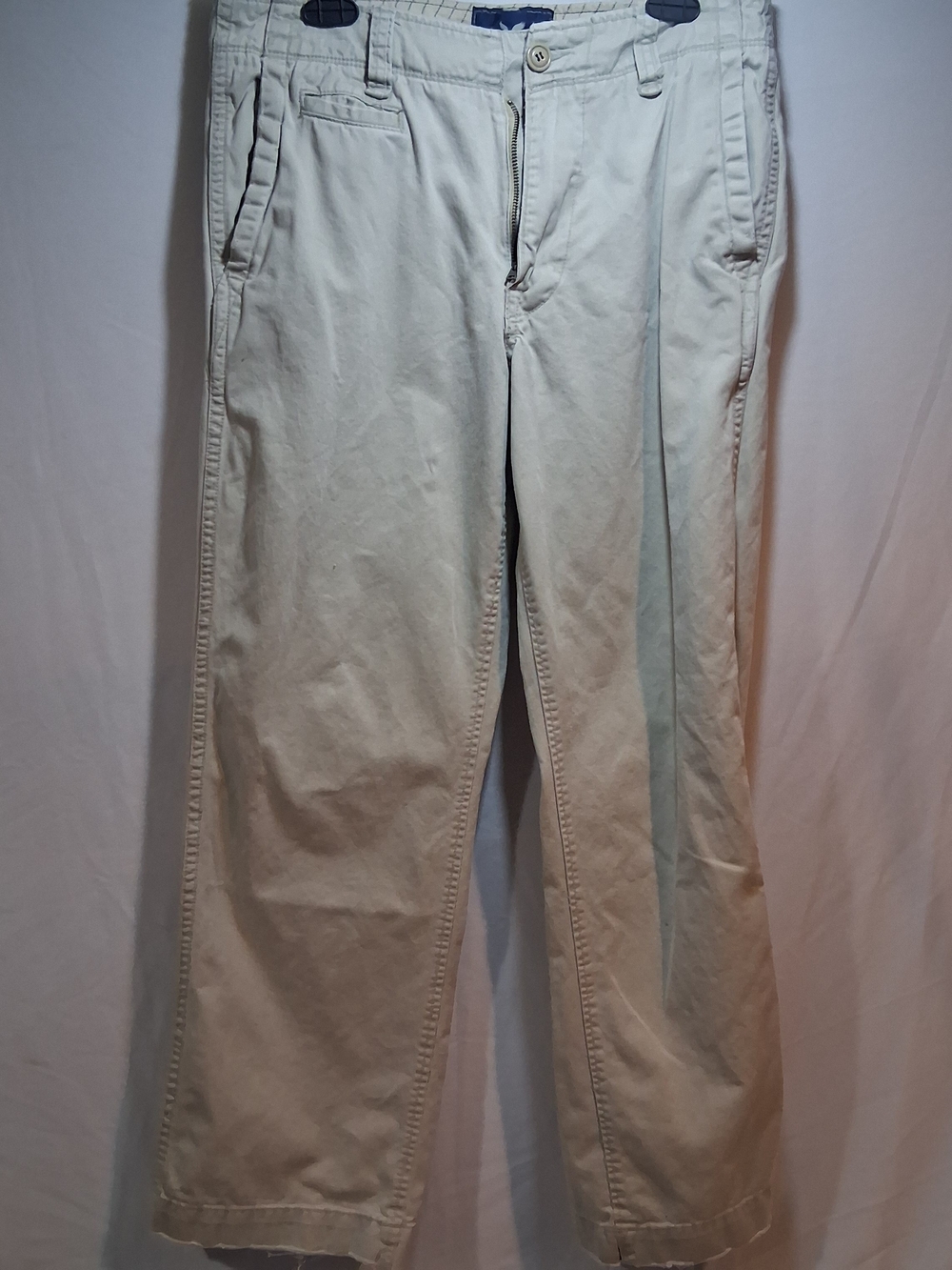 American Eagle Outfitters Beige Cotton Casual Pants